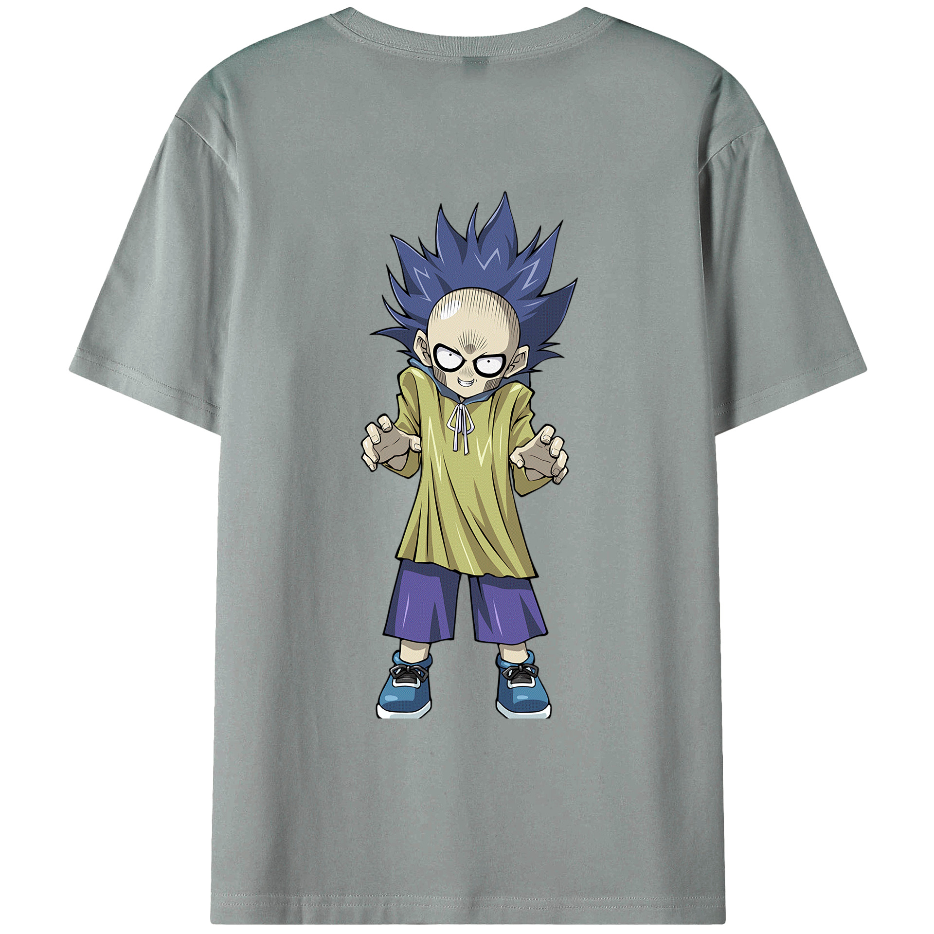 （画像用） 遊☆戯☆王 Yu-Gi-Oh! 綿100％ メンズ半袖Tシャツ（バックプリント） 通気性